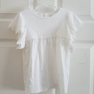 Carters lace detail sleeve top